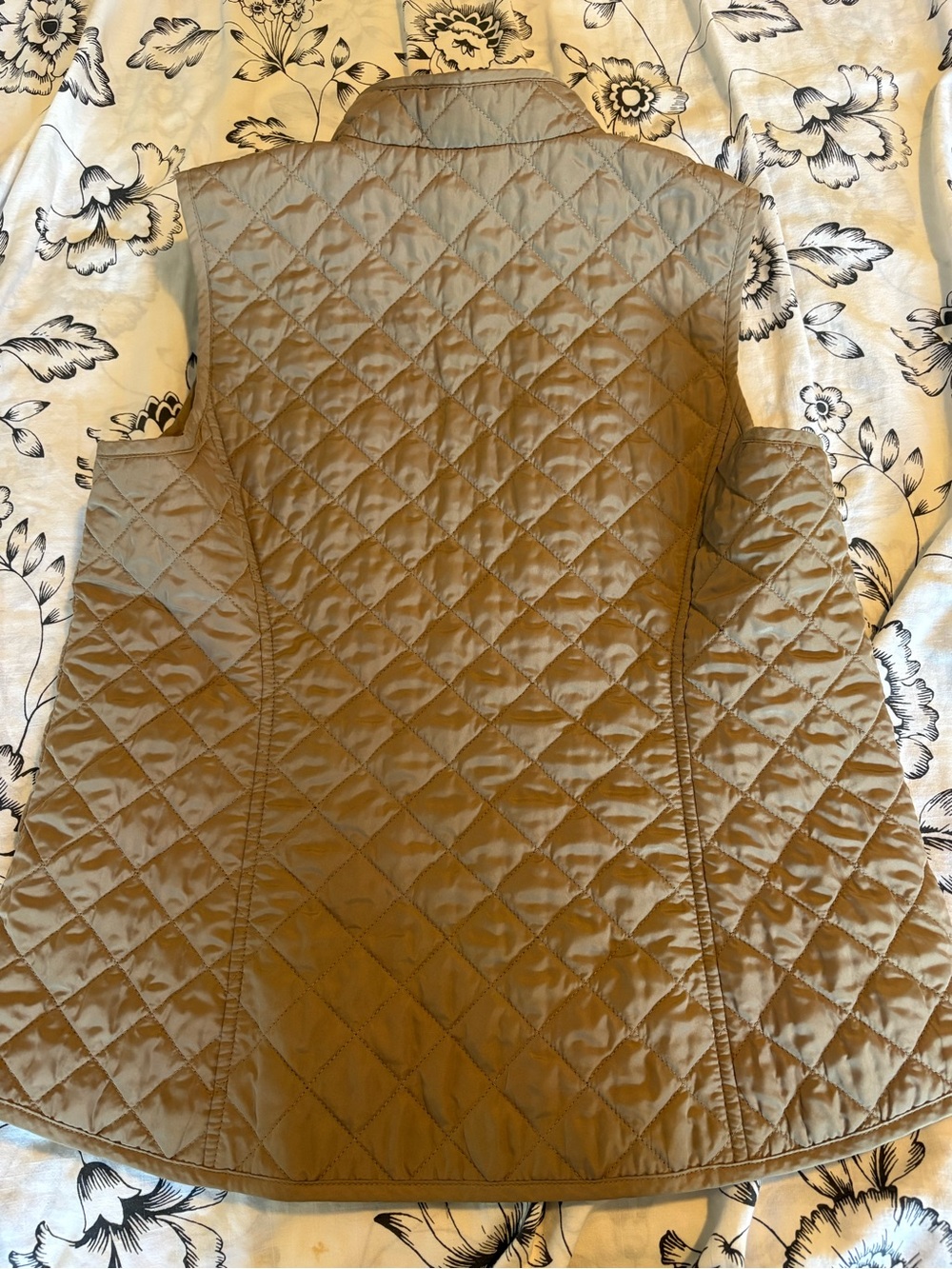 J. Jill Heritage Quilted Vest in Taupe - Picture 2 of 3